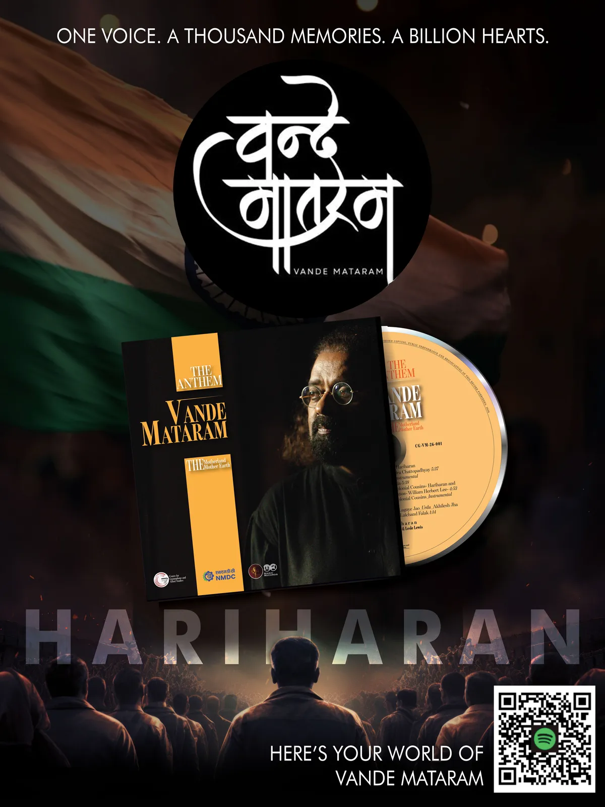 Poster for The Anthem: Vande Mataram by Hariharan